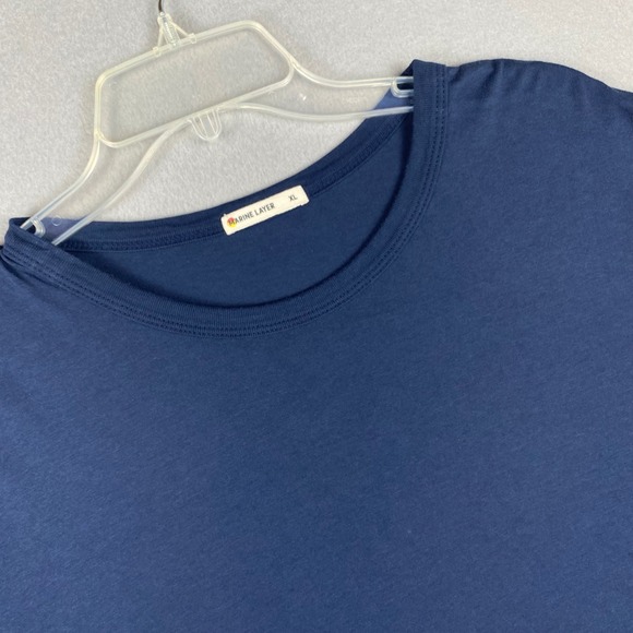 Marine Layer Other - Marine Layer Mens XL Navy Blue Supima Cotton Tencel T-Shirt 19430 Made in USA